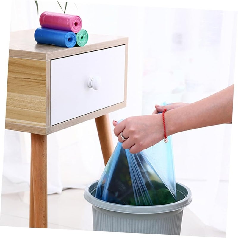 Didiseaon 3 قطع أكياس قمامة قوية مقاومة للتسرب للسلال الصغيرة ألوان عشوائية - Image 4